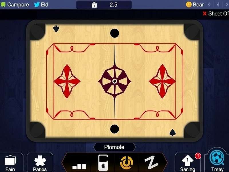 Carrom Legend Z Pro in Action Carrom Legend Z Pro Gameplay Screen