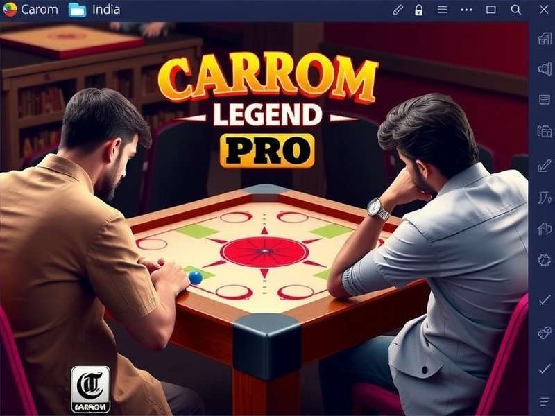 Indian Carrom Tournament Scene Carrom Tournament in India